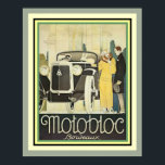 Art Deco Motobloc Bordeaux Poster 16 x 20<br><div class="desc">Excelente,  Art Deco tematizado,  anúncio de colheita para Motobloc Bordeaux. 16 x 20</div>