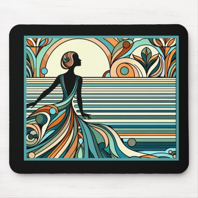 Art Deco Mouse Pad (Frente)