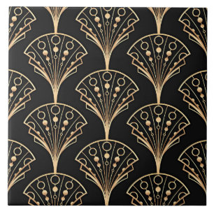 Art Deco Palmette Pattern