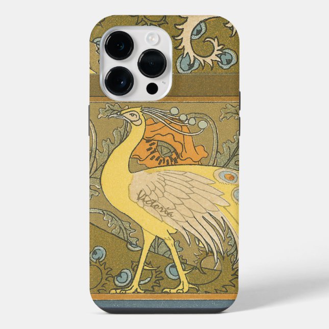 Art Deco Peacock (Verso)