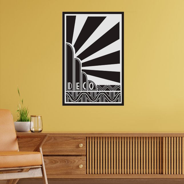 Art Deco Poster | Zazzle Brasil