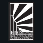 Art Deco Poster<br><div class="desc">Este poster de arte deslumbrante vai fazer uma adição maravilhosa à decoração em qualquer sala - enquadrá-la!</div>