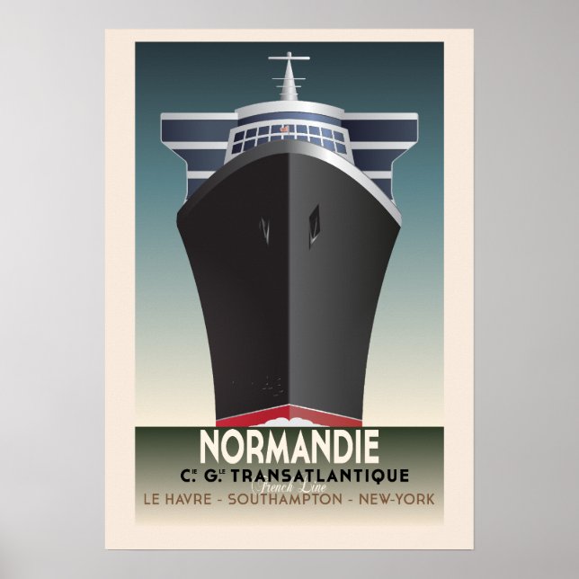 Art Deco - Poster de cruzeiro inspirado (Frente)