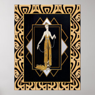 Art Deco Poster (inspirado por Erte).