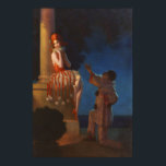 Art Deco Proposta de Edward Eggleston Poster<br><div class="desc">Celebre a beleza da pintura clássica de Edward Eggleston,  "A Proposta",  com esta vibrante poster. Perfeito para sua casa,  escritório ou como presente. Poster Impressão ou download instantâneo.</div>