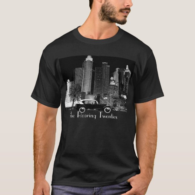 ART DECO QUE RUJE CAMISETA DE S DOS HOMENS DOS (Frente)