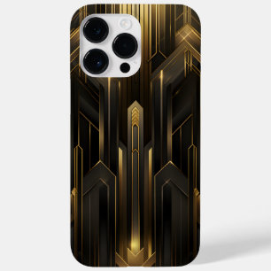 Art Deco Retro 1920 Preto n Dourado