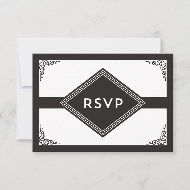 Art Deco RSVP (Frente)