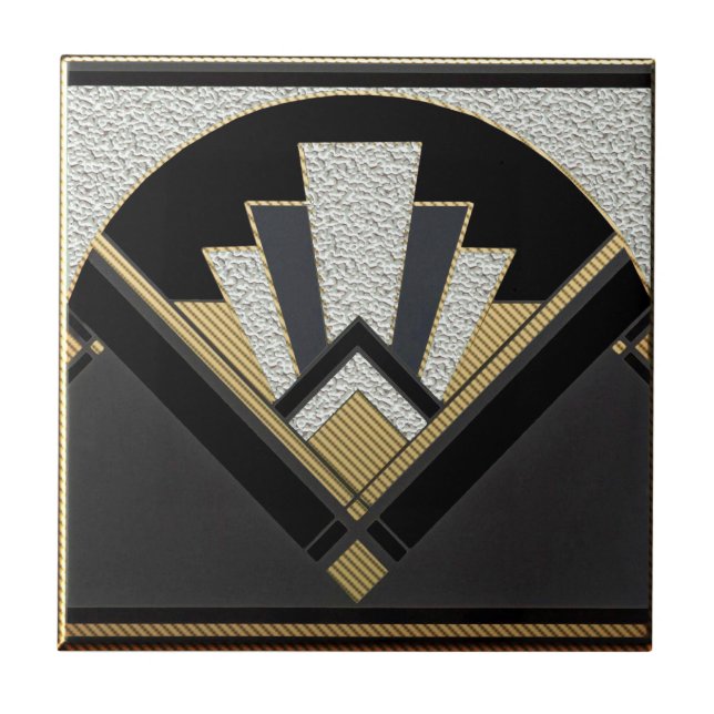 Art Deco Style Cerâmica (Prata/cinza) (Frente)