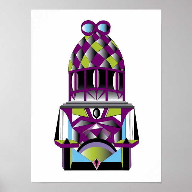 Art Deco Style Poster (Frente)