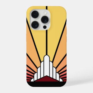 Art deco sun no amanhecer