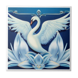 Art Deco Swan e Lily