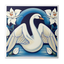 Art Deco Swan e Lily