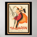 Art Deco "Tabarin" Vintage Movie Poster 16 x 20<br><div class="desc">Veja este poster de Arte Deco junto com muitos outros aqui no Jocostudio. Obrigados para passar.</div>