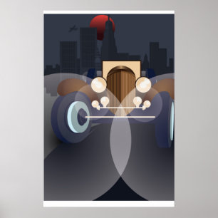 Art Deco Trabalho de arte Poster 1e