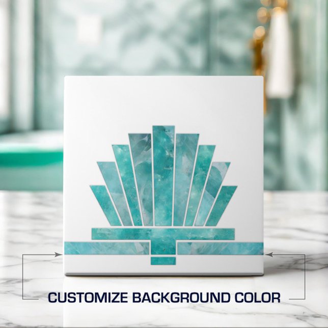 Art Deco Ventilador Forma Geométrica - Alterar Fun (Criador carregado)