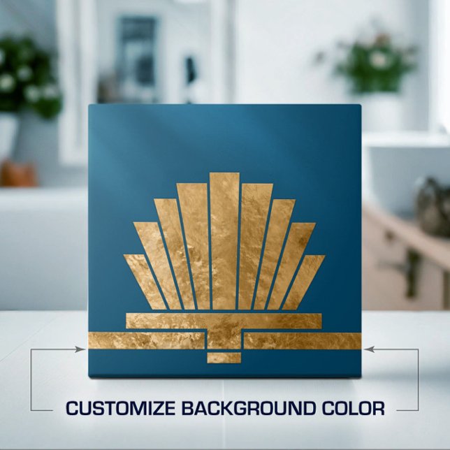 Art Deco Ventilador Forma Geométrica - Alterar Fun (Criador carregado)