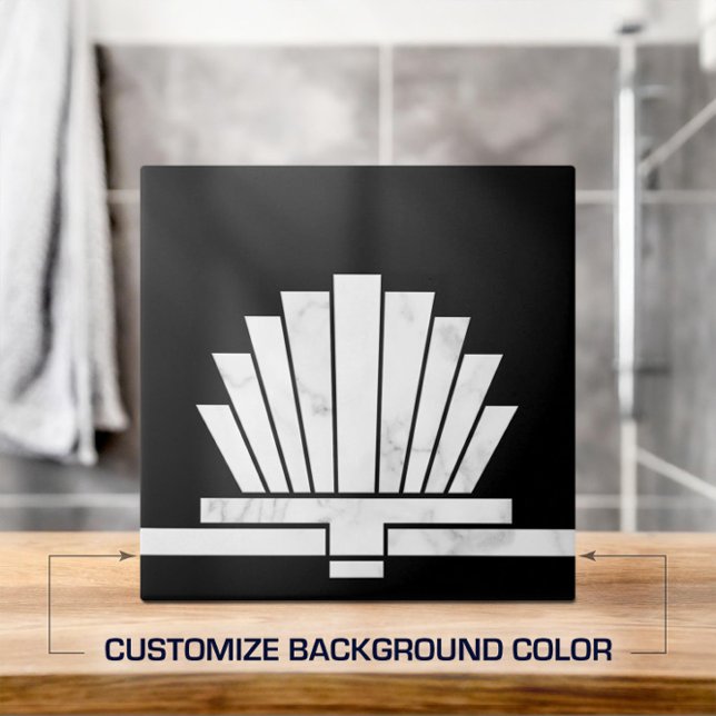 Art Deco Ventilador Forma Geométrica - Alterar Fun (Criador carregado)