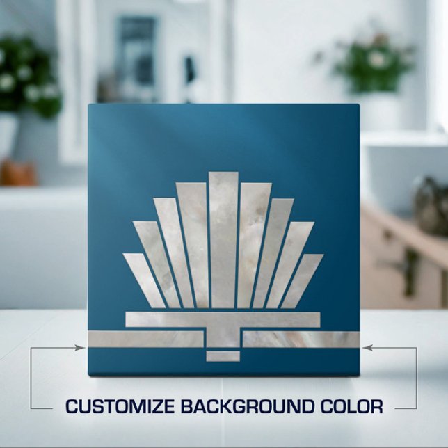 Art Deco Ventilador Forma Geométrica - Alterar Fun (Criador carregado)