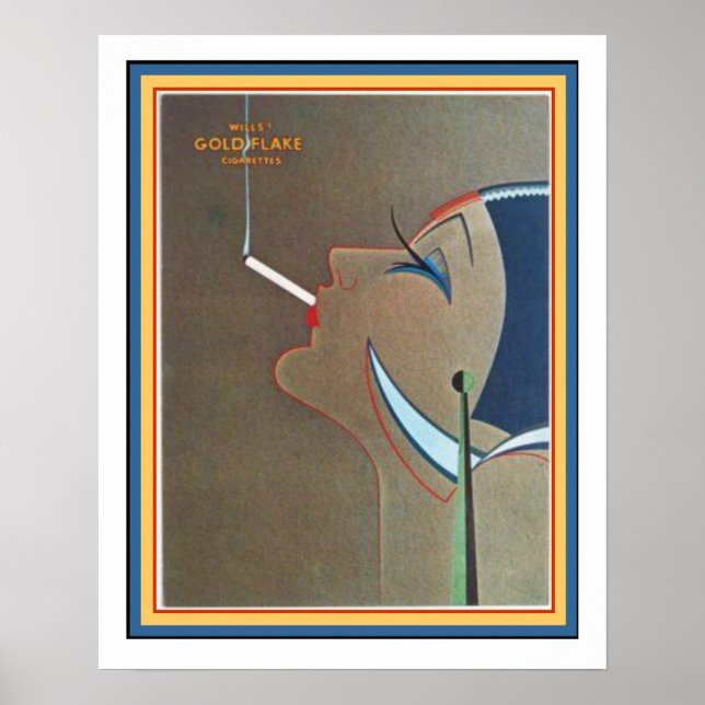 Art Deco Vintage Ad Poster 16 x 20 (Frente)