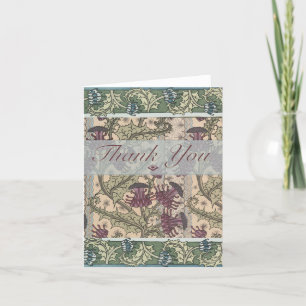 Art Deco Wild Garden Obrigado Notas