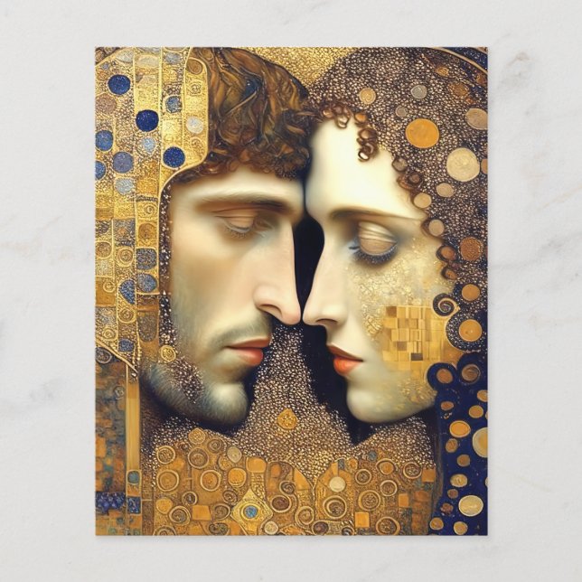 Art Nouveau A Couple In Love  (Frente)