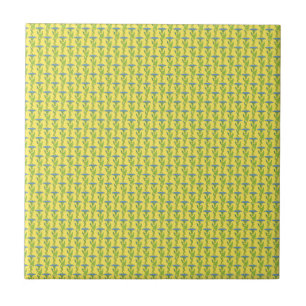 Art Nouveau amarelo Ipomoea floral wallpaper damas