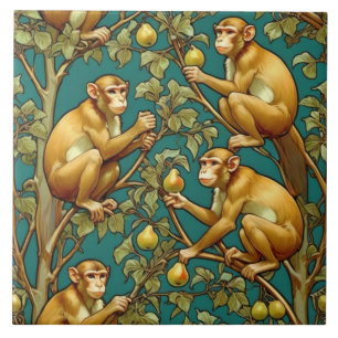 Art Nouveau Azulejo Cerâmico Decorativo