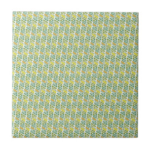 Art Nouveau ButterCup - damasco floral de papel de
