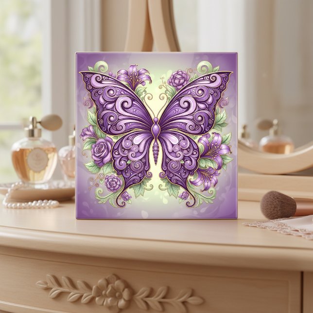 Art Nouveau Butterfly Pat#3 Wisteria ID1222 (Criador carregado)