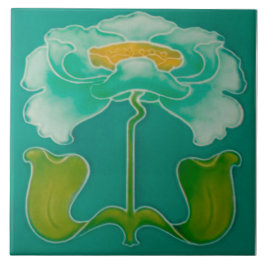 Art Nouveau ceramic firepkace Wall Tile