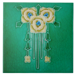 Art Nouveau Ceramic Fireplace Wall tile