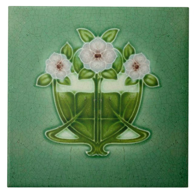 Art Nouveau Ceramic tile (Frente)