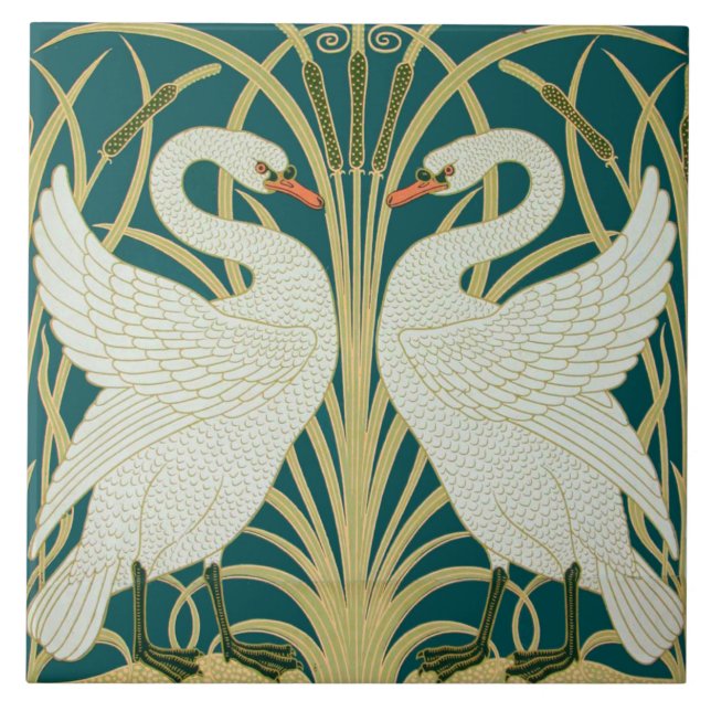 Art nouveau ceramic tile (Frente)