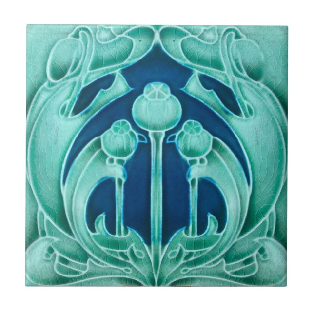 Art Nouveau ceramic tile (Frente)