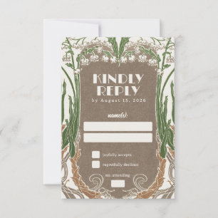 Art Nouveau Delicate Snowdrops RSVP