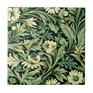 Art Nouveau Estilo Padrão Floral