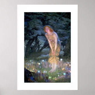 Art Nouveau Fantasy Impressão 20x20