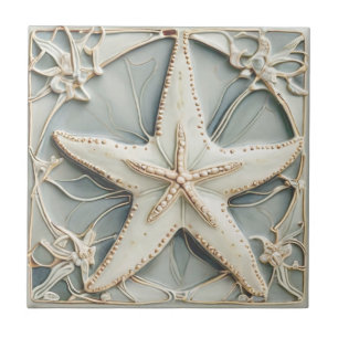 Art Nouveau Faux Alivio Mint Starfish Sea Star