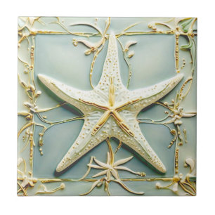 Art Nouveau Faux Alivio Starfish Sea Beach