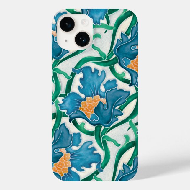 Art Nouveau Floral Majolica Pattern (Verso)