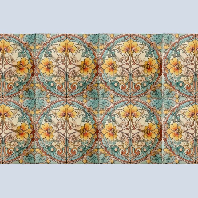 Art Nouveau Floral Motif (Criador carregado)