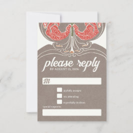 Art Nouveau Fuchsia Elegance RSVP