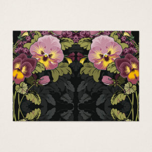Art Nouveau Jardim dos Pansies - Etiqueta do Prese