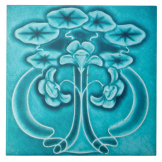 Art Nouveau Lareira Cerâmica azulejo