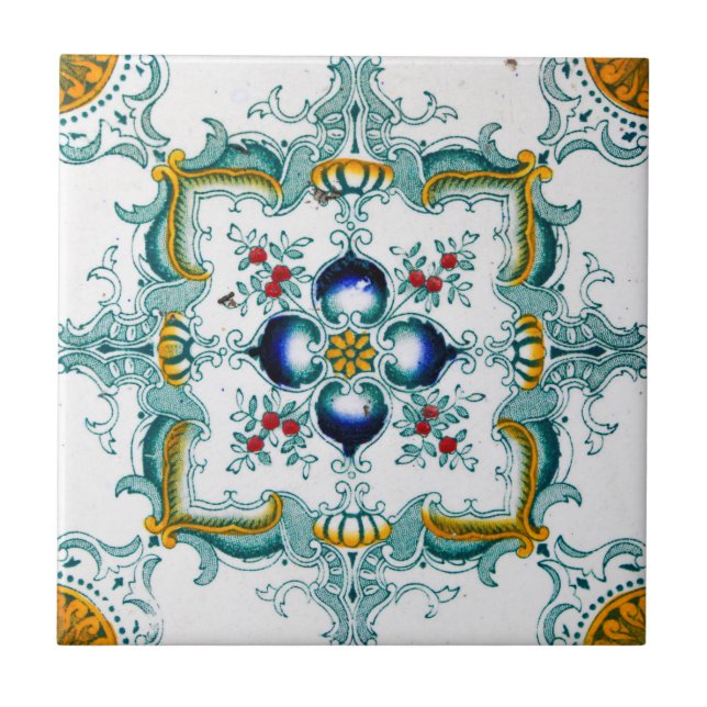 Art Nouveau Majolica - Padrão do Azulejo (Frente)