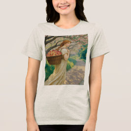 Art Nouveau Mulher Pêssega Aveia