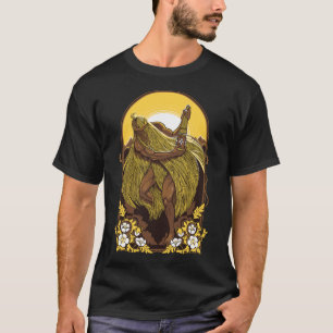Art Nouveau Obaluae Cópia Clássica de Camisa T