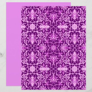 Art Nouveau - Padrão Chinês, Ametista Roxo