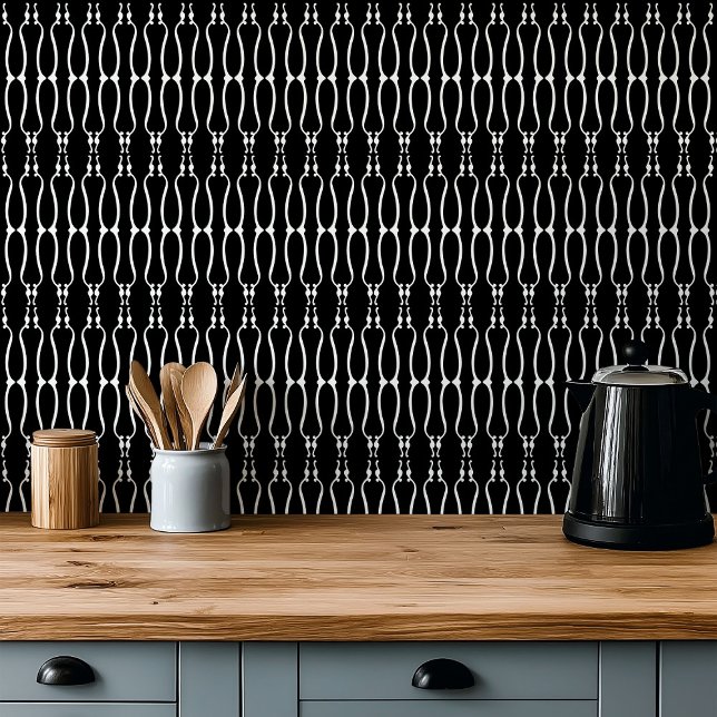 Art nouveau - padrão monocromático (Criador carregado)